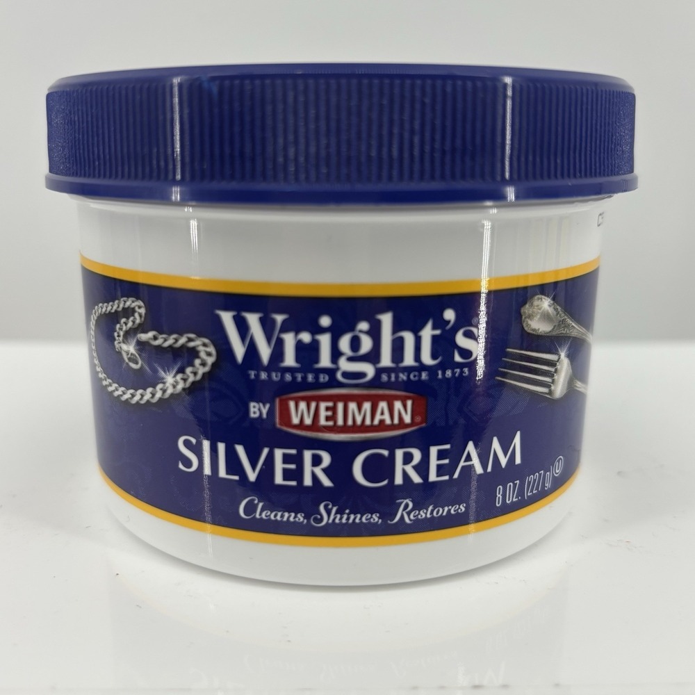 Wright's Silver Cleaner and Polish Cream 8 Oz